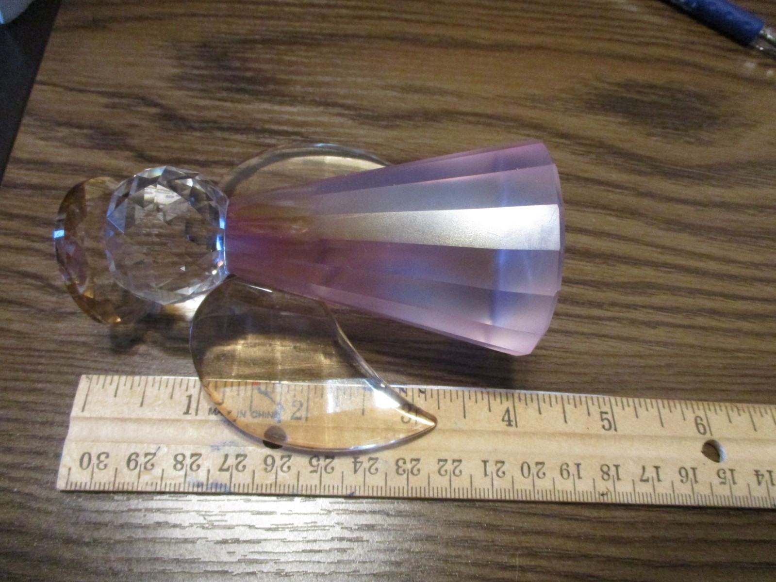 Sweet Multi-Colored Crystal Angel Figurine