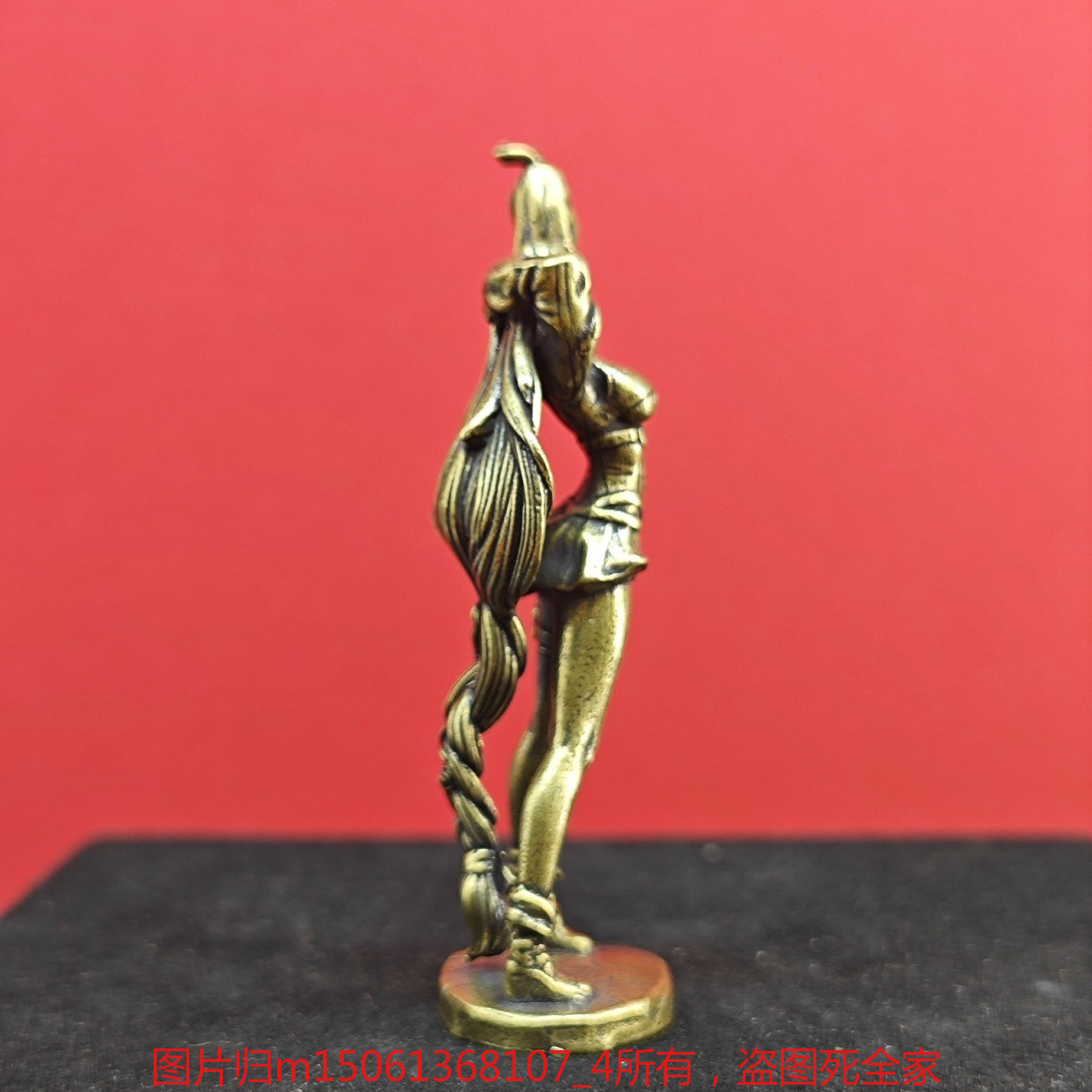 Brass Phoenix Sexy Beauty Large Scale Anime Handmade Statue Ornament