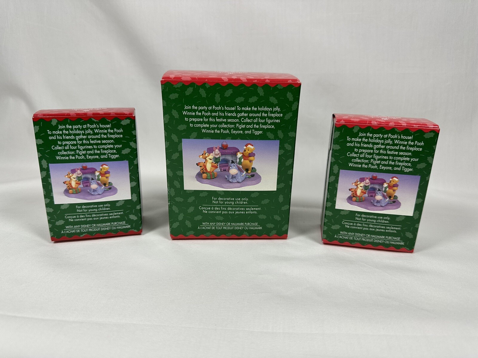 Hallmark Merry Miniatures Winnie the Pooh, Eeyore, And Piglet (1999)