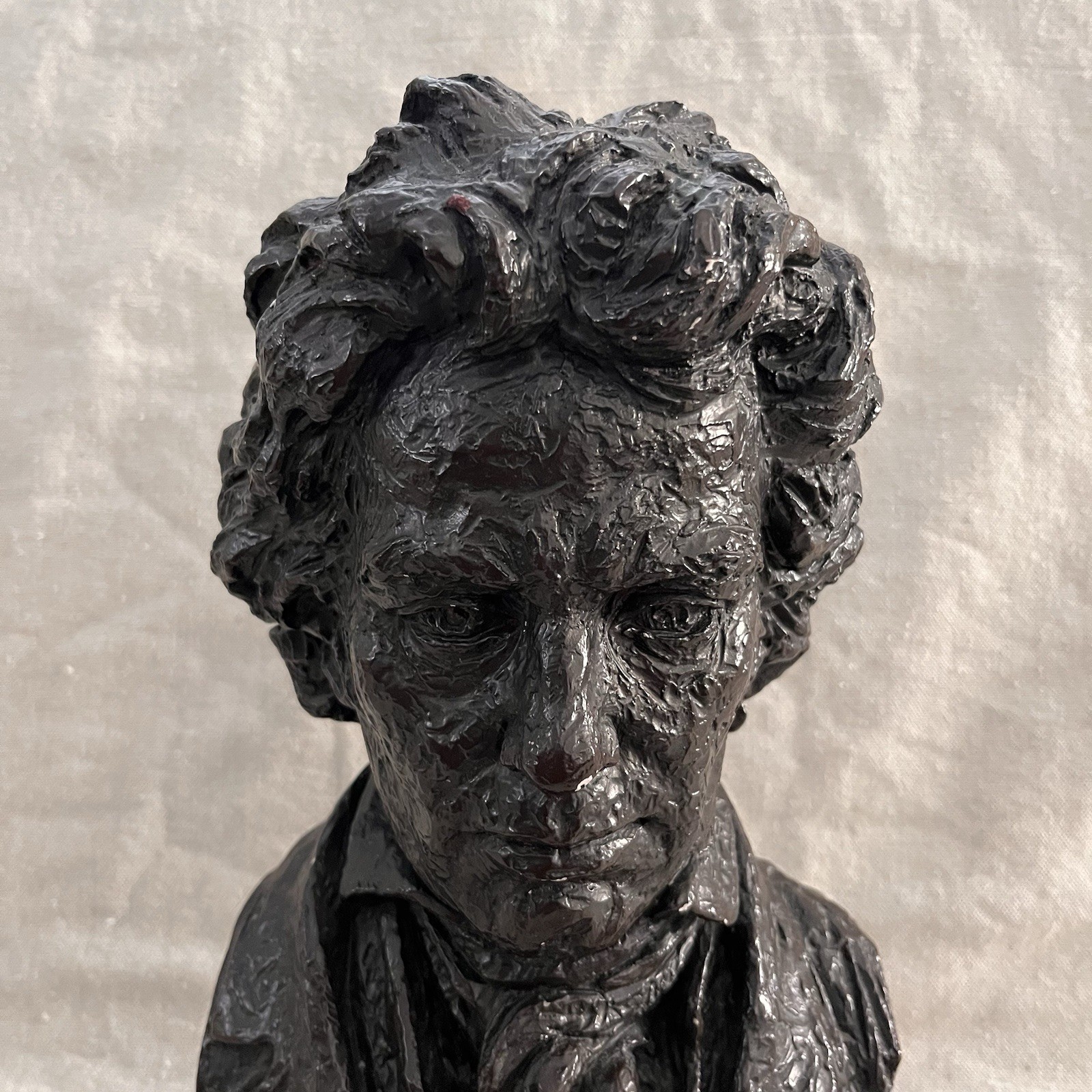 Vintage Ludwig van Beethoven Bust Sculpture Austin Productions Chalkware