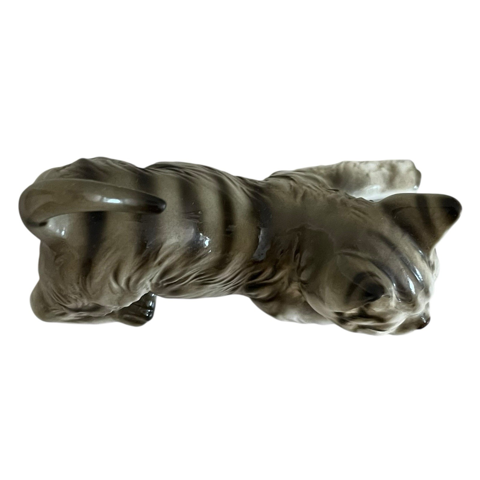 Vintage House of Global Art Bone China Playful Kitten Cat Figurine