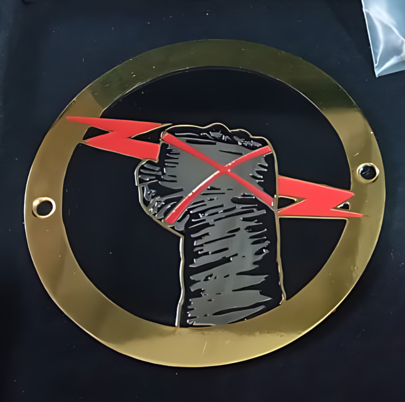 New CM Punk Side Plates with Box, 2MM Brass