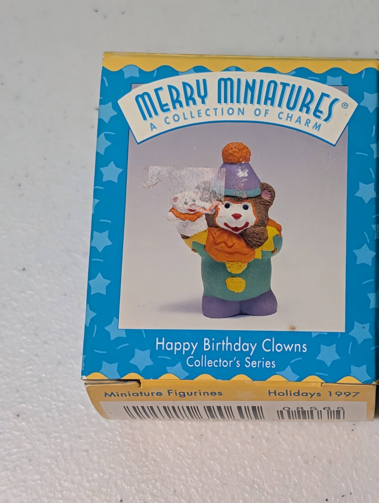 Hallmark 1997 Merry Miniatures Happy Birthday Clowns Vintage