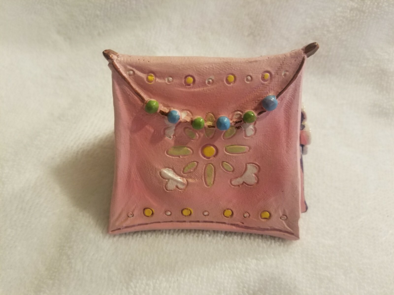 Tiny Treasures Boho Garden Ceramic Structure 3 in x 2.75 in x 3.25 in