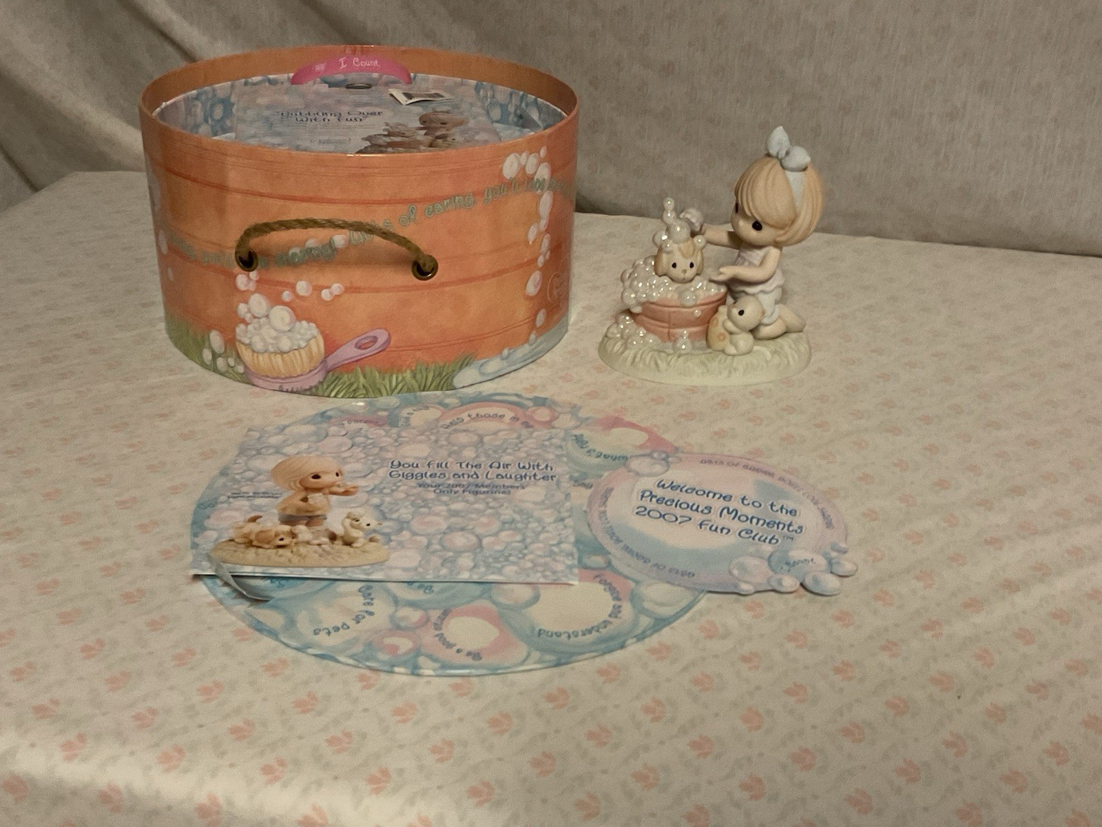 Precious Moments “Bubbling Over With Fun” 2007 Membership Fun Club #FC790005 New