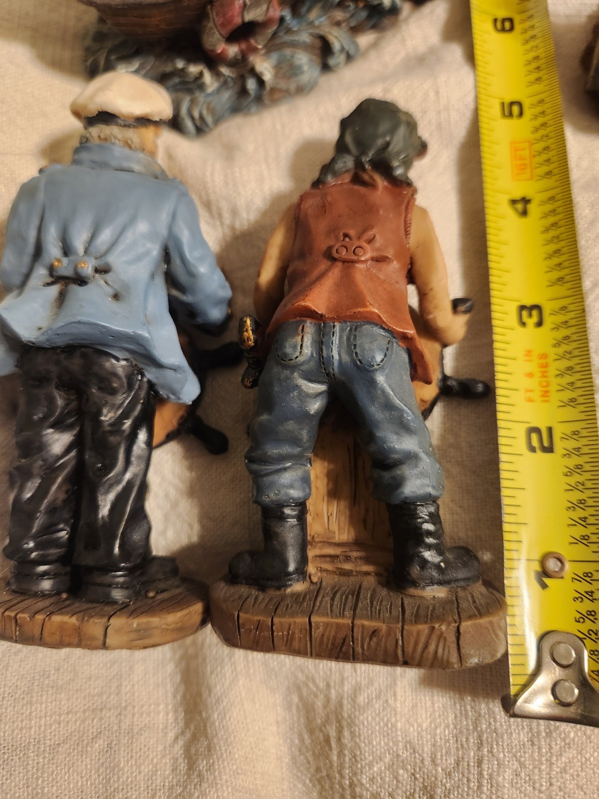 5pc Nautical Themed Figurines Decor Sailor Ship Helm ocean