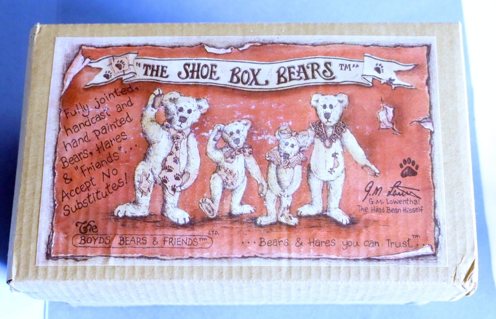 Boyds – Shoe Box Bear – Alice in Wonderland Queen of Hearts – 4 1/2 inch in Box