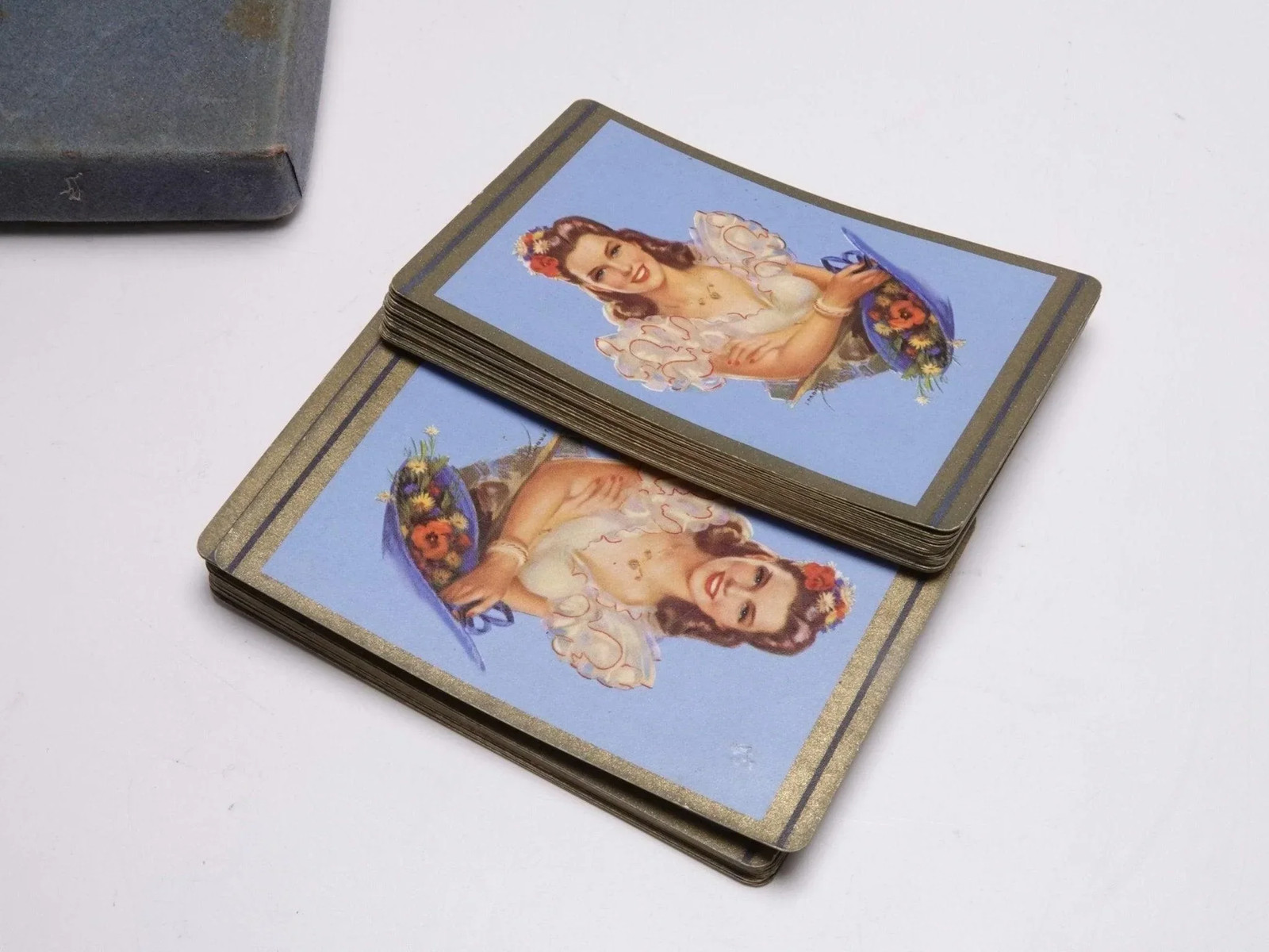 2 WW2 Era 1940’s Promotional Playing Cards Galveston Texas Bottlers Convention L