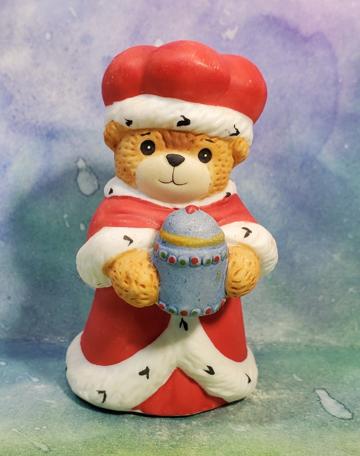 LF7 Enesco Lucy & Me Lucy Rigg Christmas Nativity Wiseman Bear In Red Coat