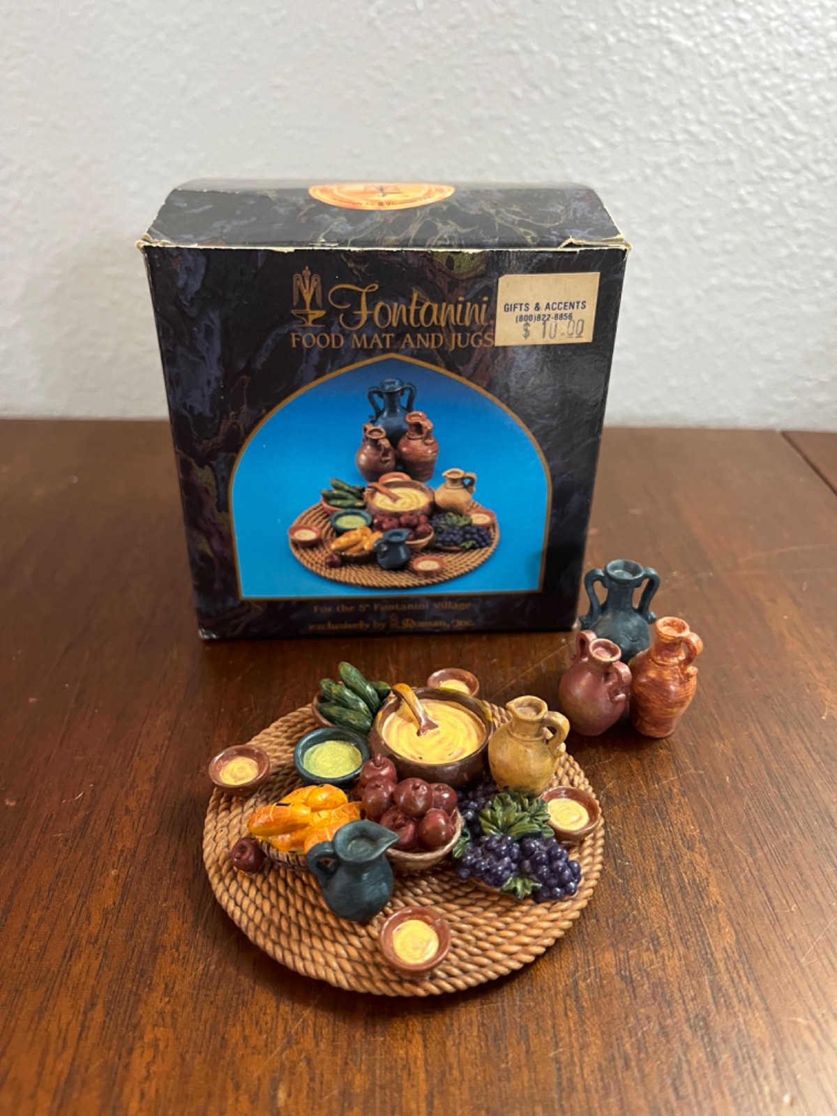 FONTANINI Nativity Food Mat and Jugs