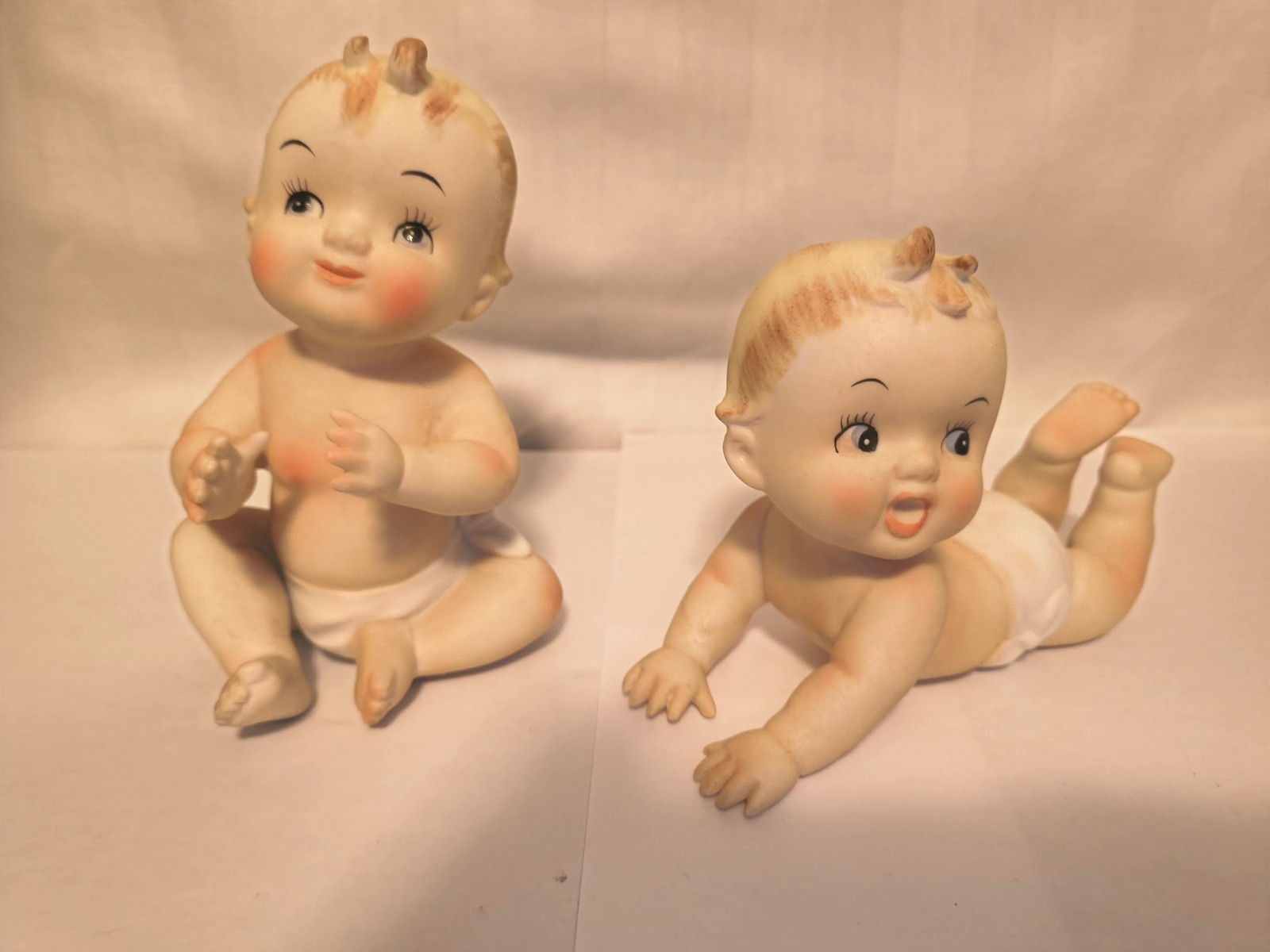 TWO Bisque Kewpie Dolls. Napoc. #N 3149