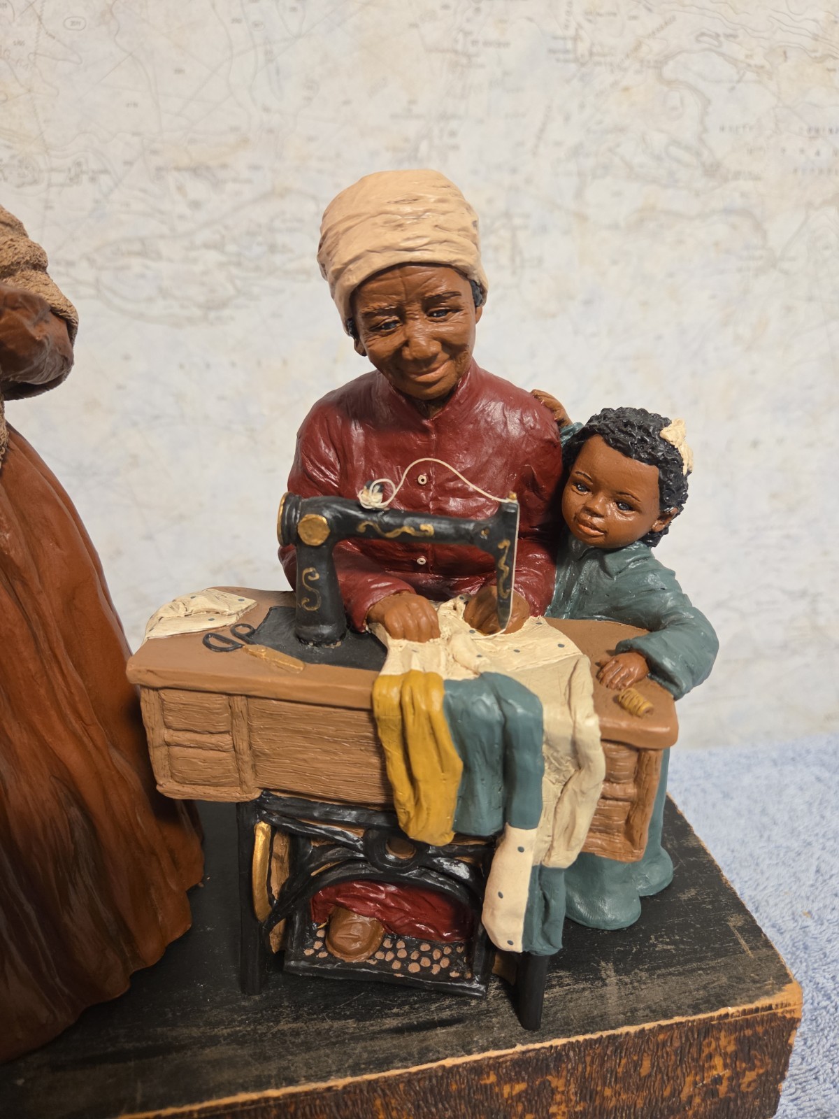 2 All Gods Children Figurines By Martha Holcombe “Preacher Women & Bessie & Kor
