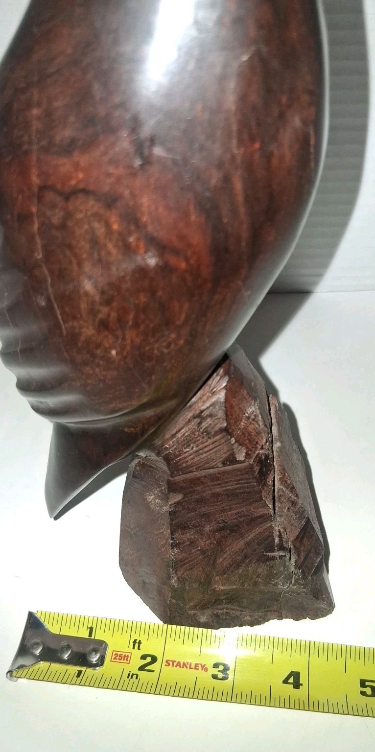 Vtg Hand Carved Ironwood Quail Partridge Figurine Wood Carving Statue Art
