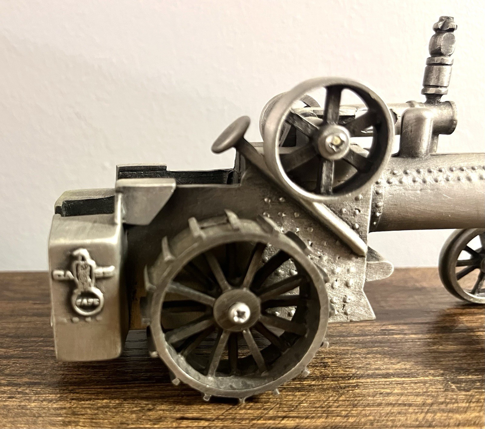 NIB Cast Pewter Antique Case Heavy Duty Tractor Farm Equipment Model Figurine