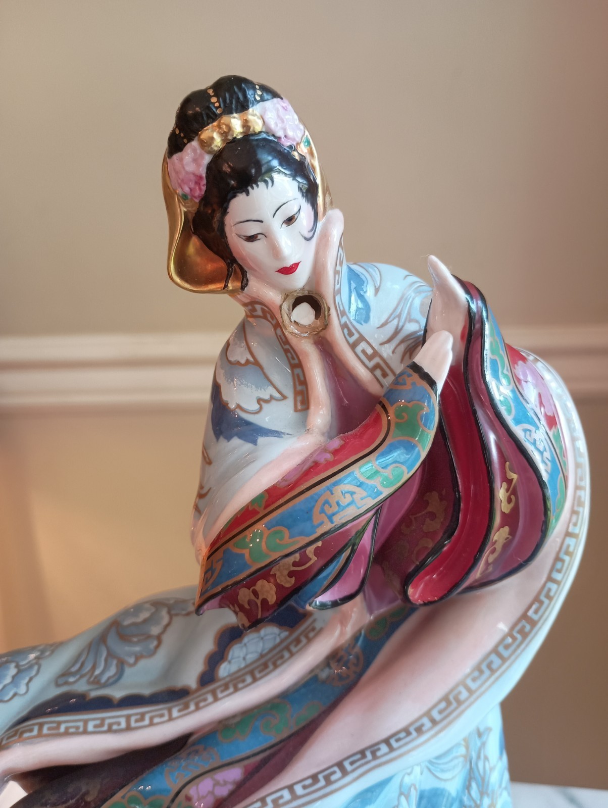 Vintage Snow Princess by Franklin Mint Company Hand-Crafted Made in Malaysia