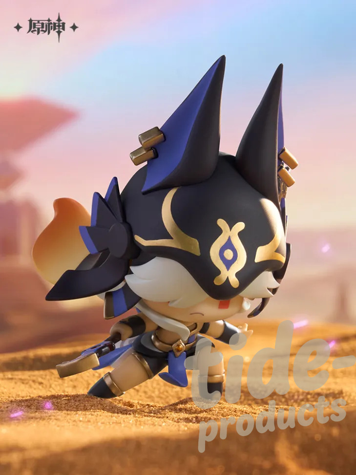 Official Genshin impact Tighnari Cyno Wanderer Alhaitham Kaveh Chibi Figure Toy