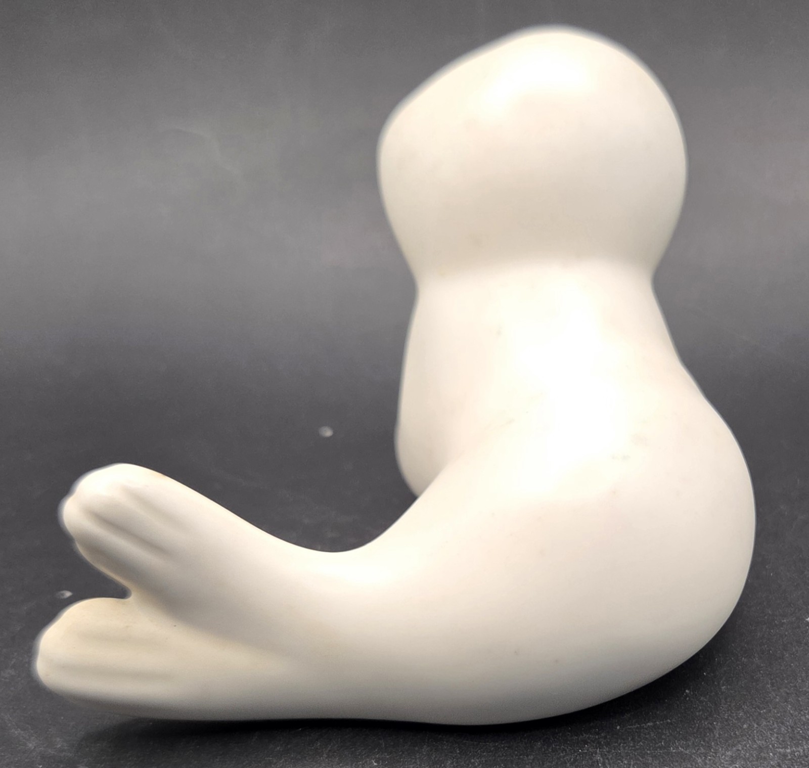 Vintage Oxford Mother and Baby Seal Pup Figurines • White Porcelain • Mexico