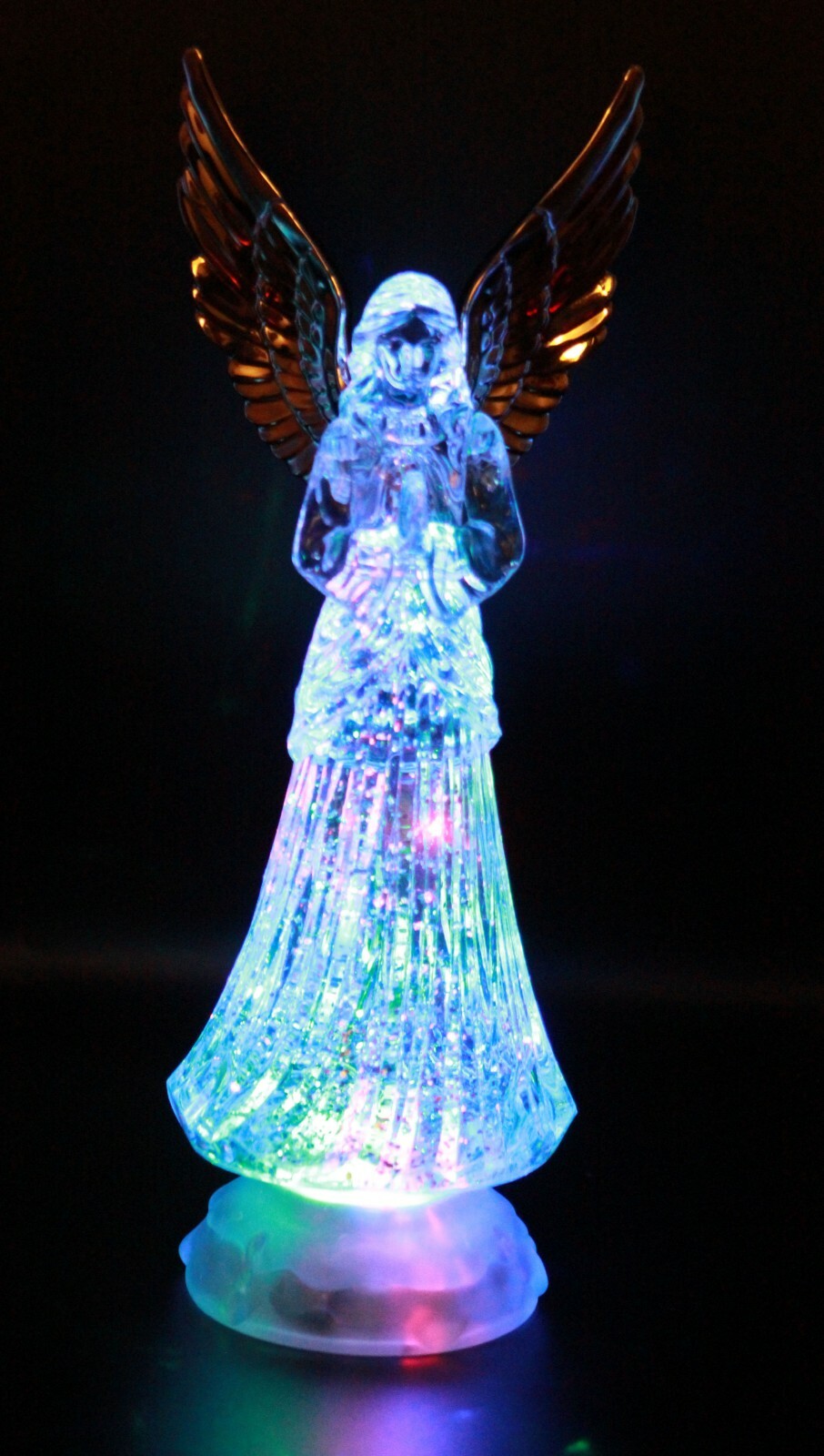 ELECTRIC-LIGHT-UP PRAYING ANGEL FIGURINE ANGELS CHERUBS FIGURINE STATUE