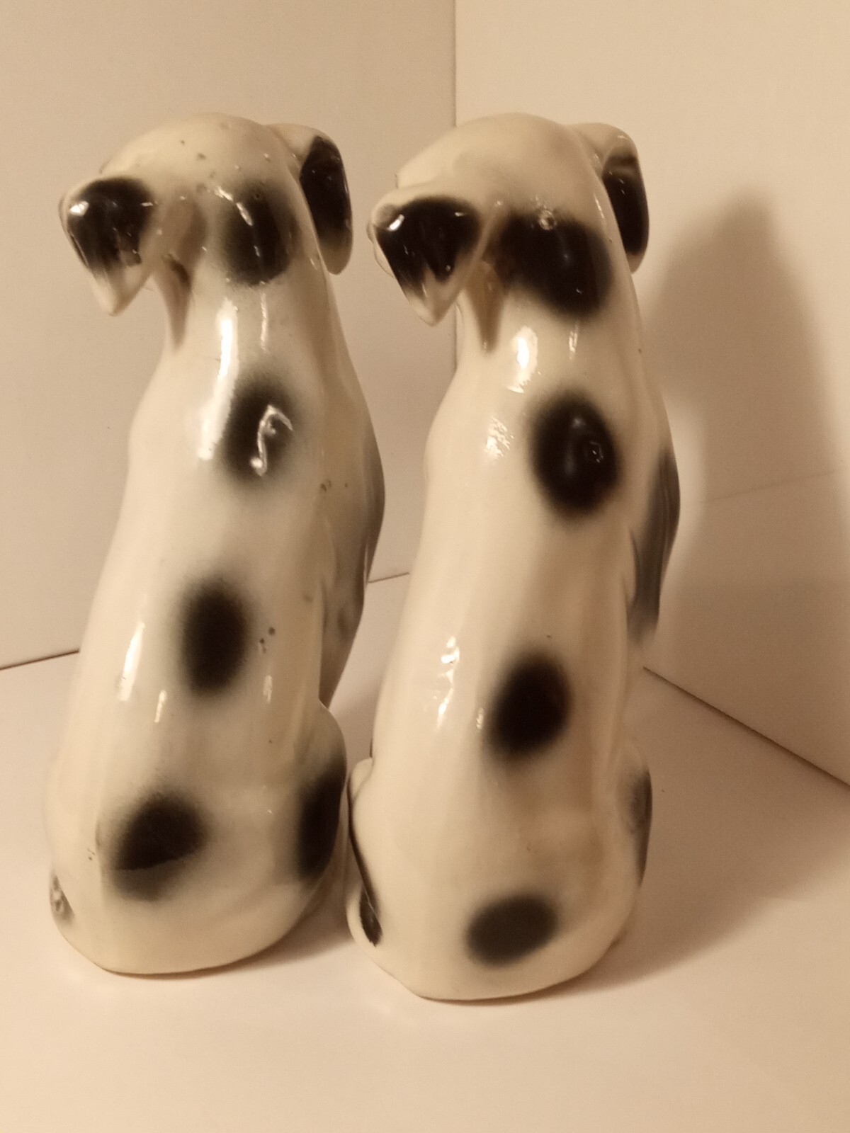 Antique Pair of German Porcelian Dalmations
