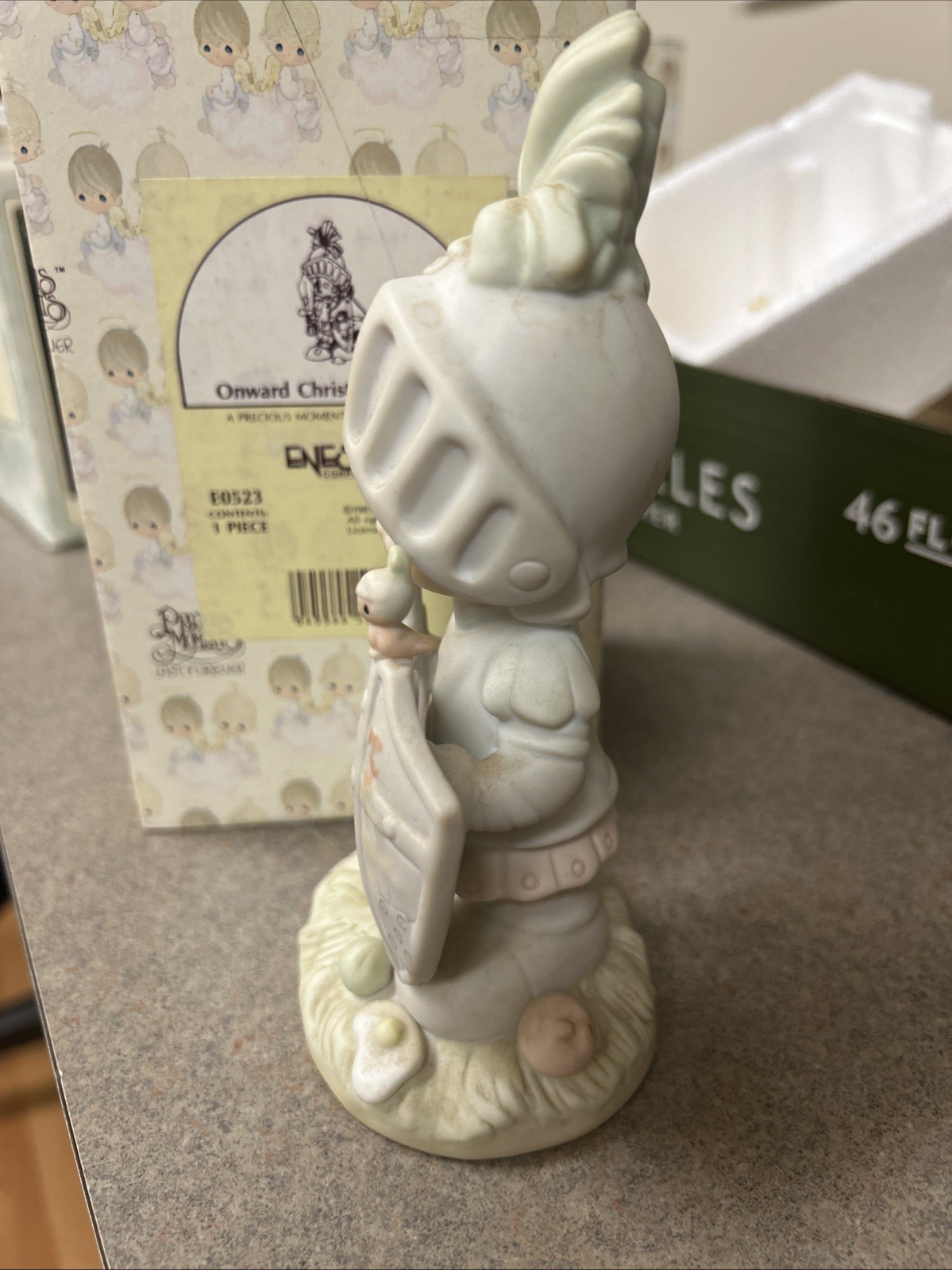 Precious Moments “Onward Christian Soldiers” 1983 E-0523 Enesco Figurine