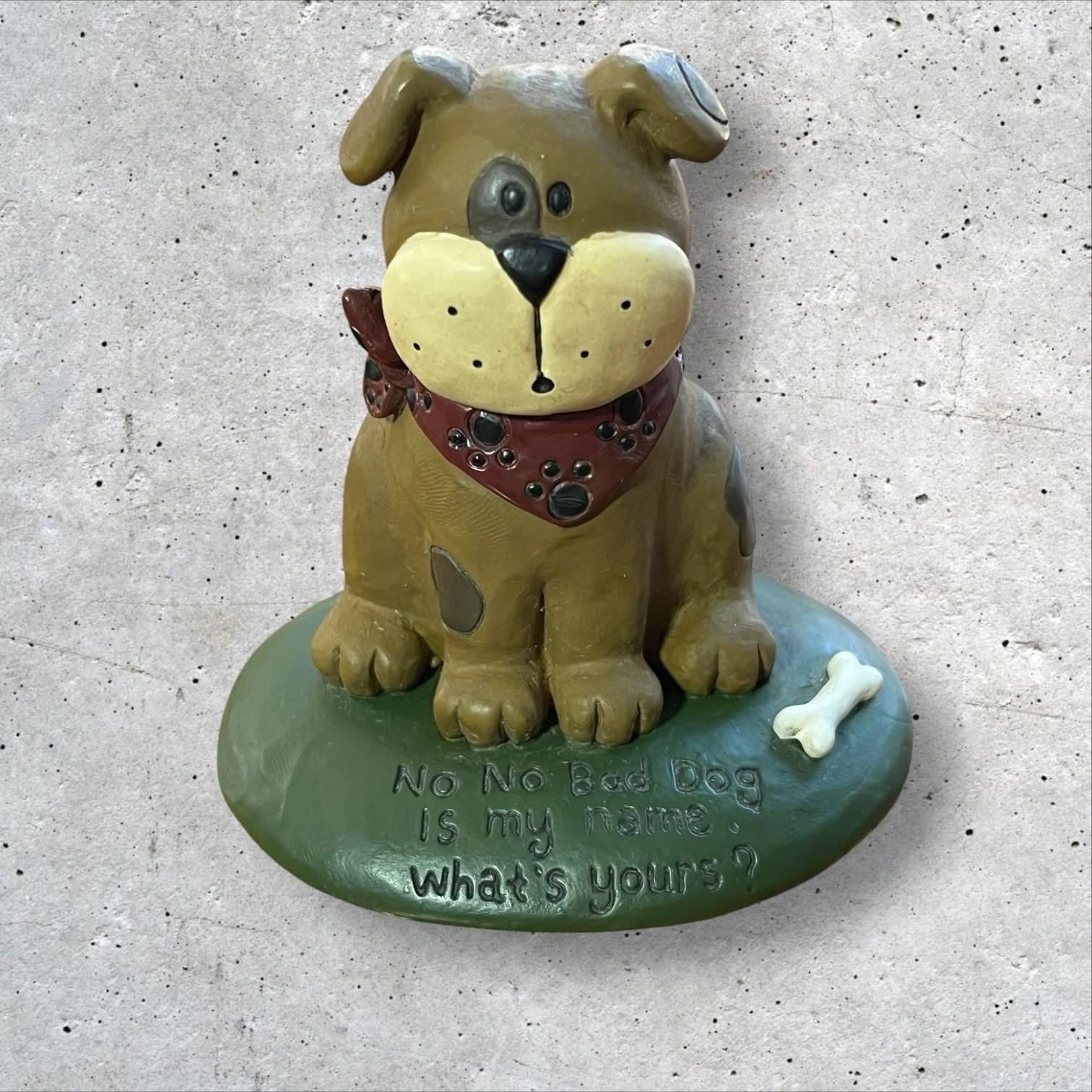 Blossom Bucket Puppy Suzi Skoglund 2009 Resin Figure