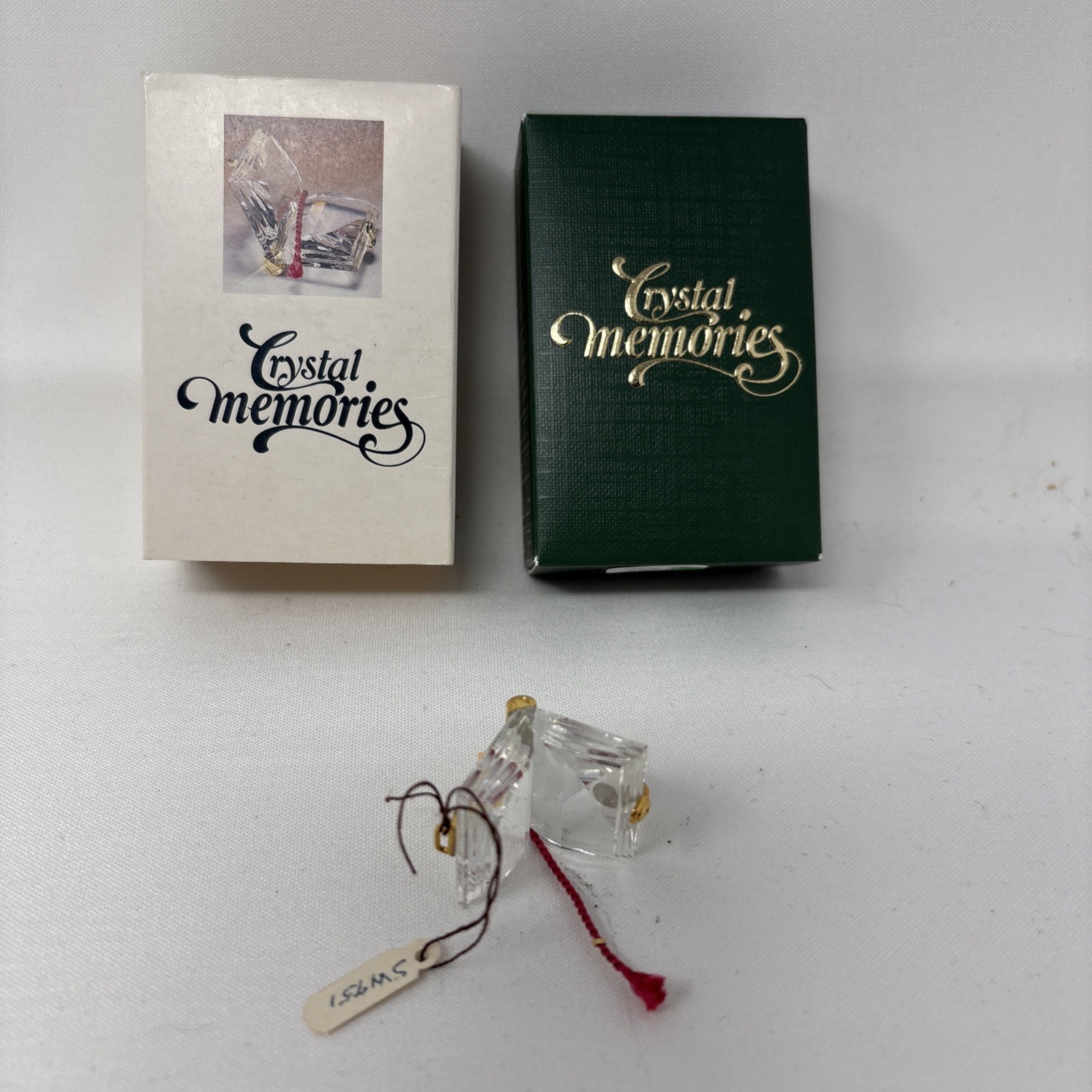 Swarovski Crystal Diary Book Figurine Memories Retired 1999 Vintage Miniature