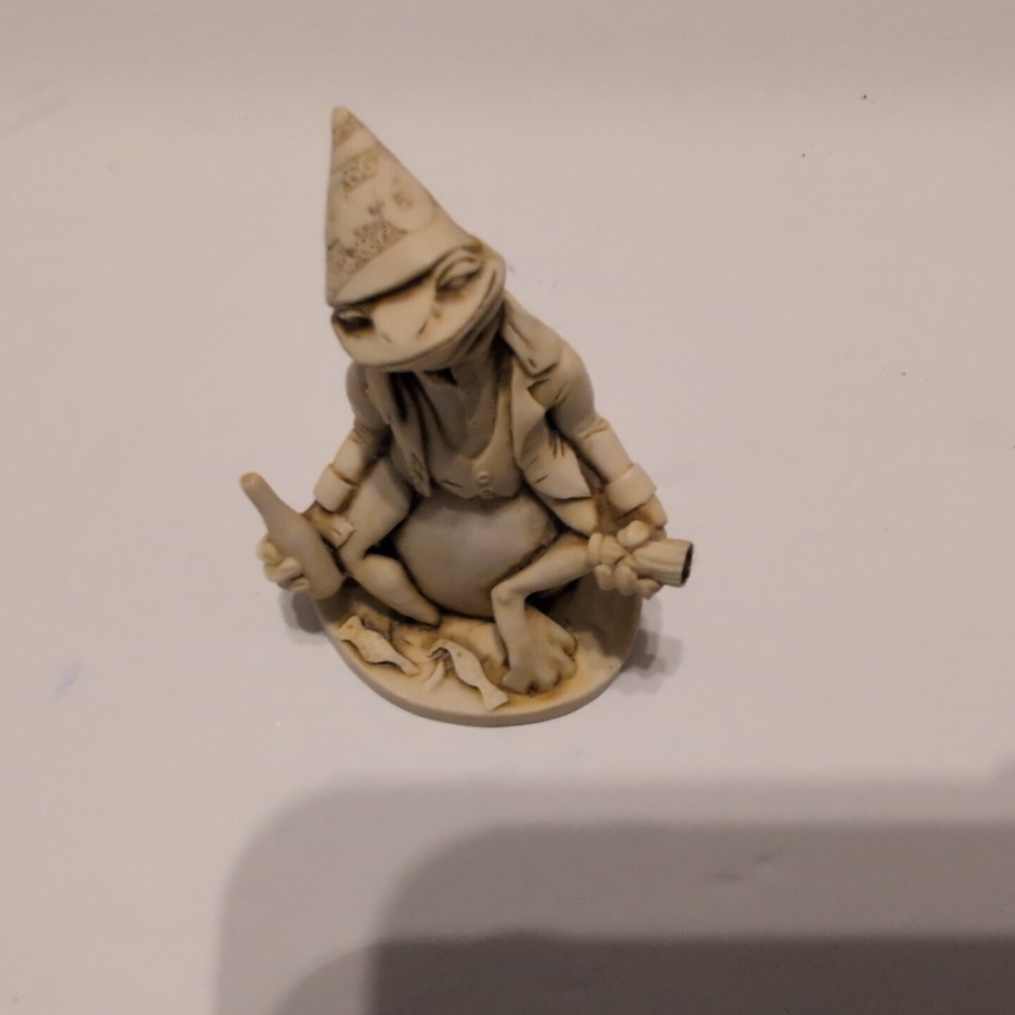 Harmony Kingdom Artist Neil Eyre Ivory Trial Frog Party Hat 40 RARE 2010 Signed