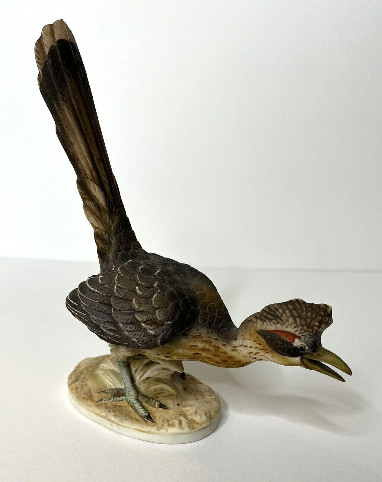 Vtg LEFTON RoadRunner Hand Painted Porcelain Bisque Original Sticker Japan