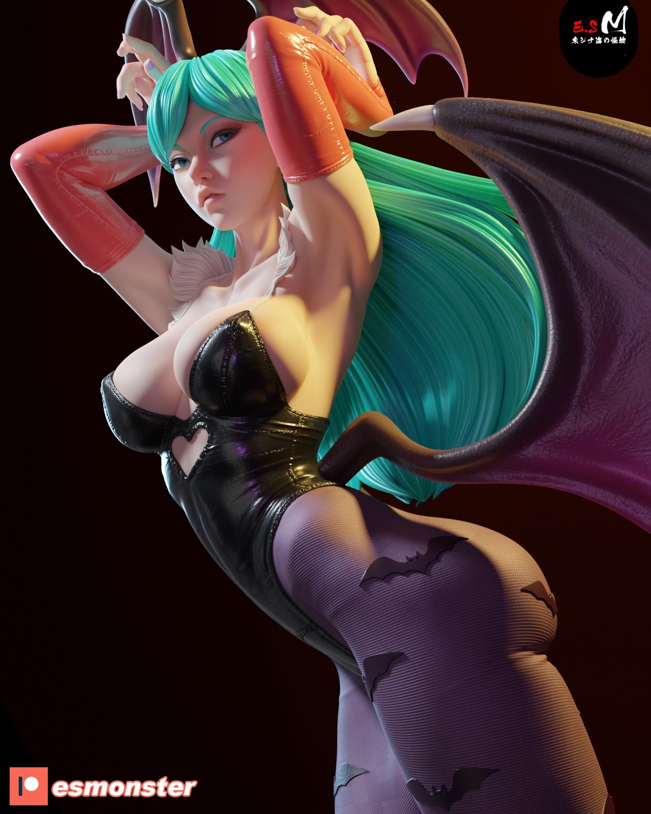 ES Monster – Morrigan Aensland Darkstalkers Unassembled Unpainted Resin Kit