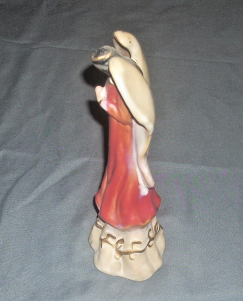 VTG 1990s 7.5 inch Glazed Ceramic Praying Angel Figurine – Great Condition