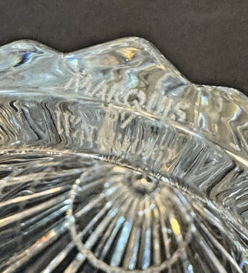 Marquis by Waterford Crystal Christmas Tree Star Top 6.75″ with Original Box