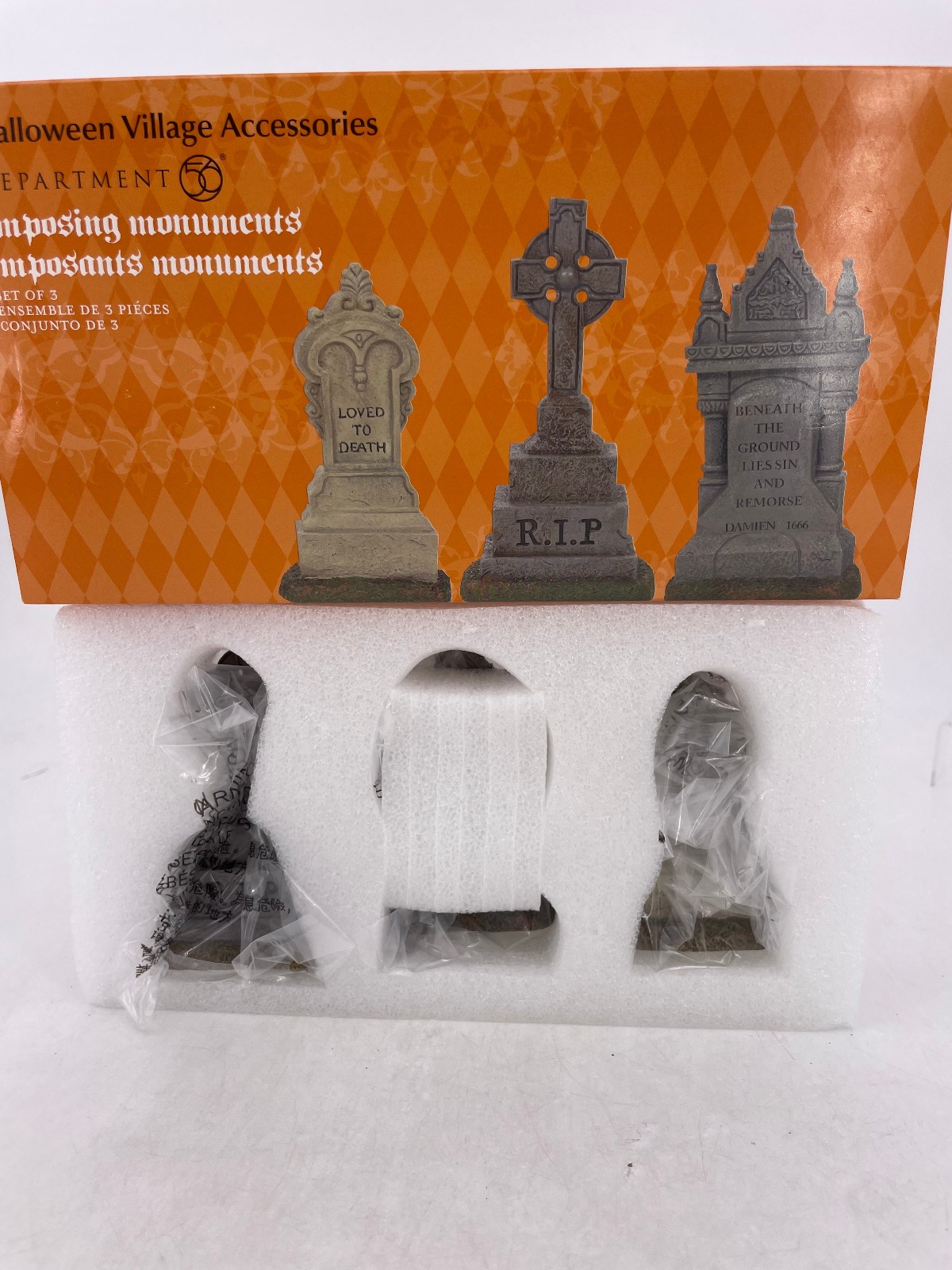 Department 56- Imposing Monuments, Set of 3 #6010450
