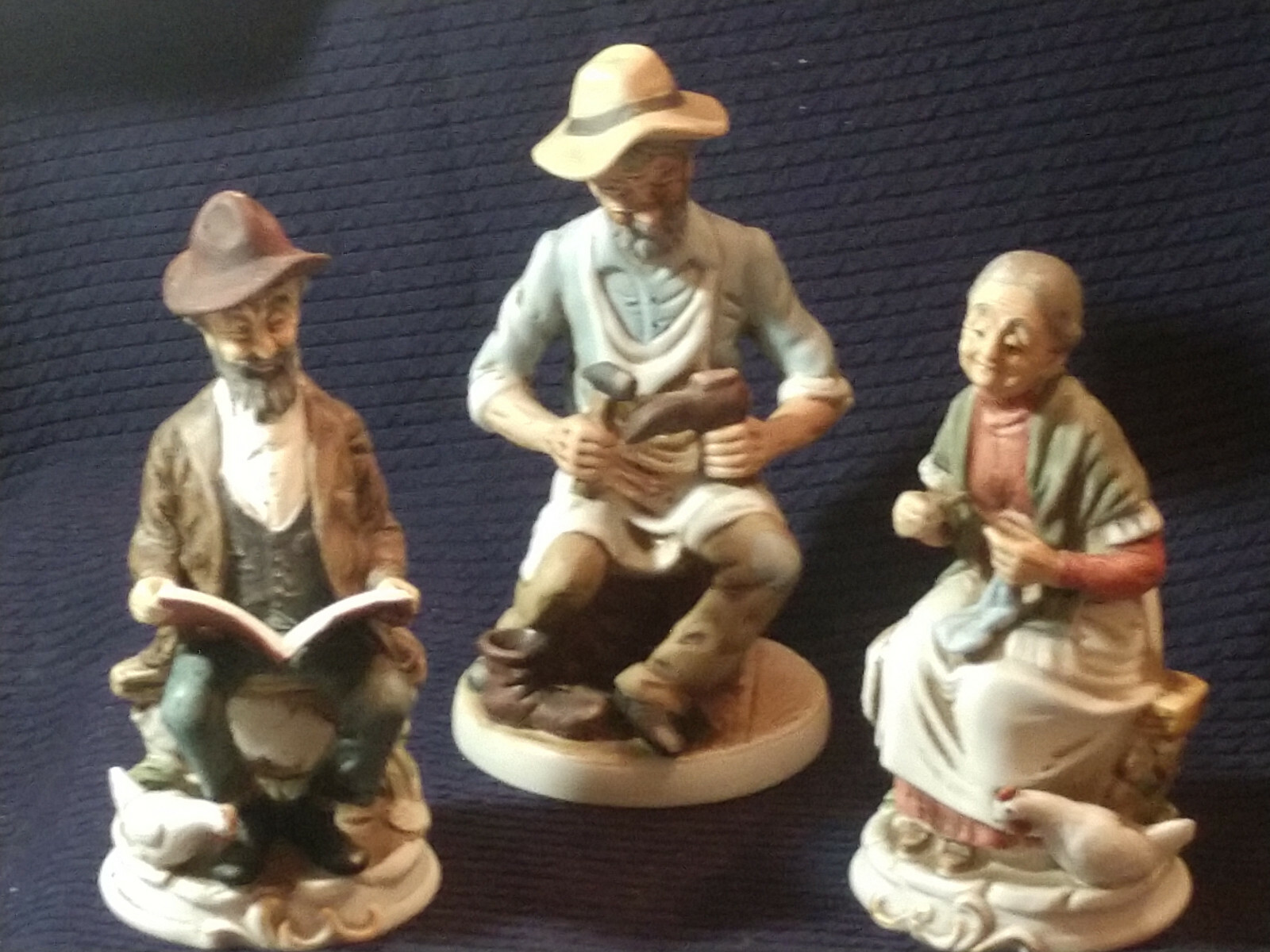 VINTAGE PORCELAIN NAPCOWARE (3) FIGURINES IMPORTED FROM JAPAN