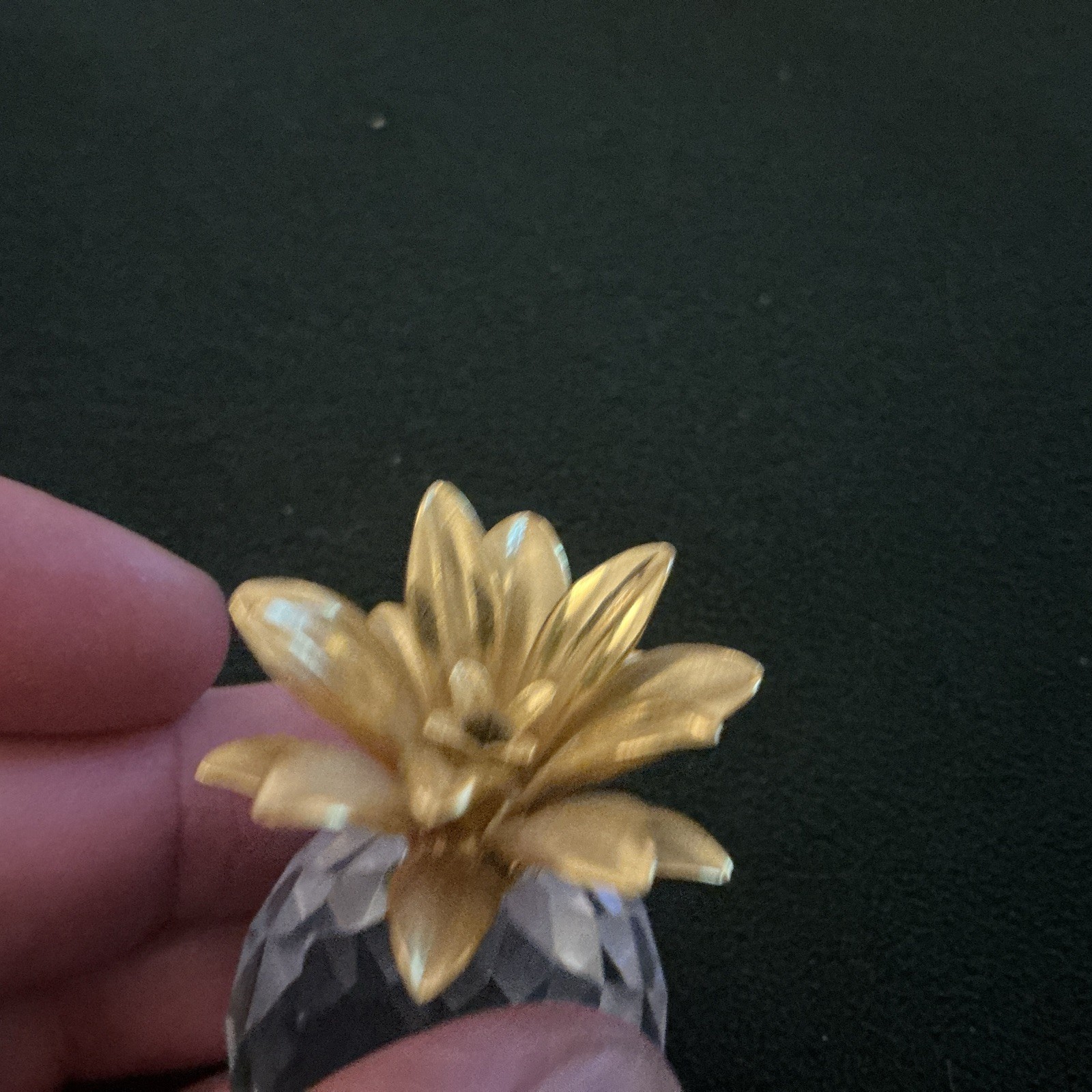 Pineapple Swarovski Crystal Small Sparkling Fruit Collection 2 1/4″
