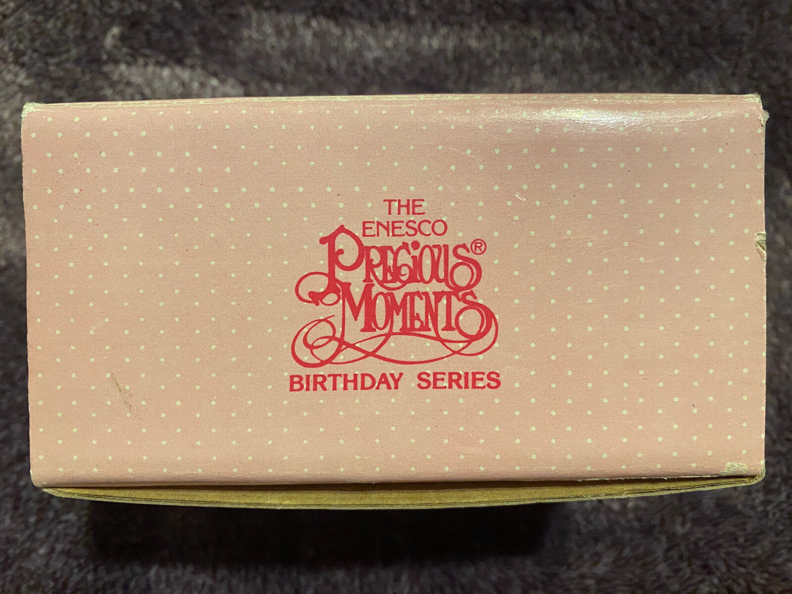 5 PRECIOUS MOMENTS Enesco EMPTY Boxes 1984 1985 1986 1988 1989 Membership VTG