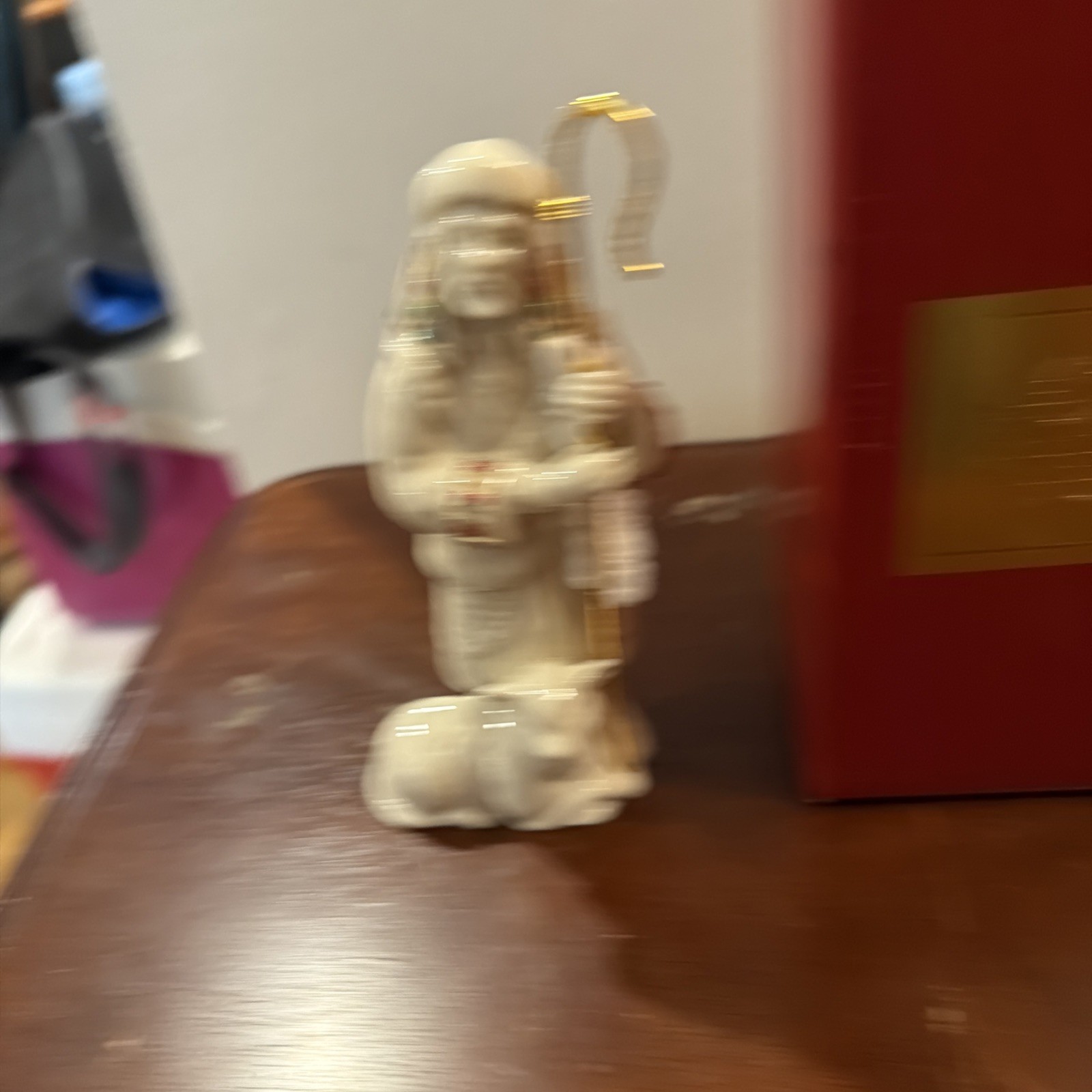 Lenox China Jewels Nativity Shepherd with Staff & Lamb Figurine Retired USA