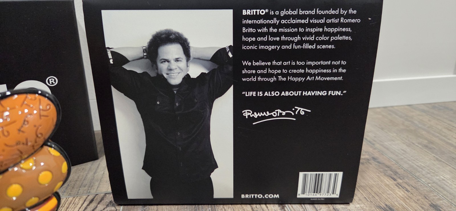 ROMERO BRITTO Rare LION Figurine Collectible NEW Artwork 5″ x 5″ MSRP $225.00