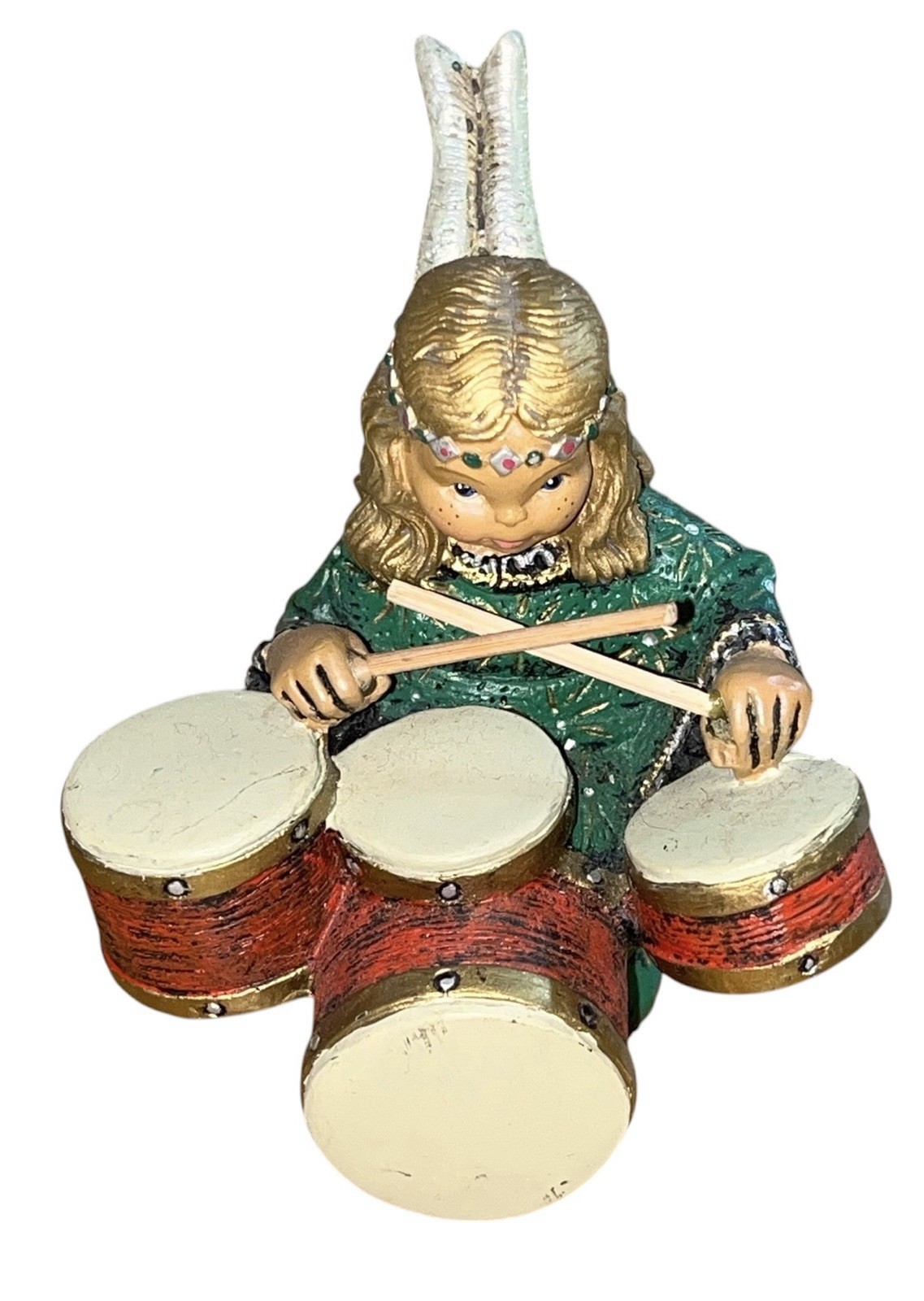 Vibtage 1996 Enesco Parastone Hippie Angel Band Figures (READ)