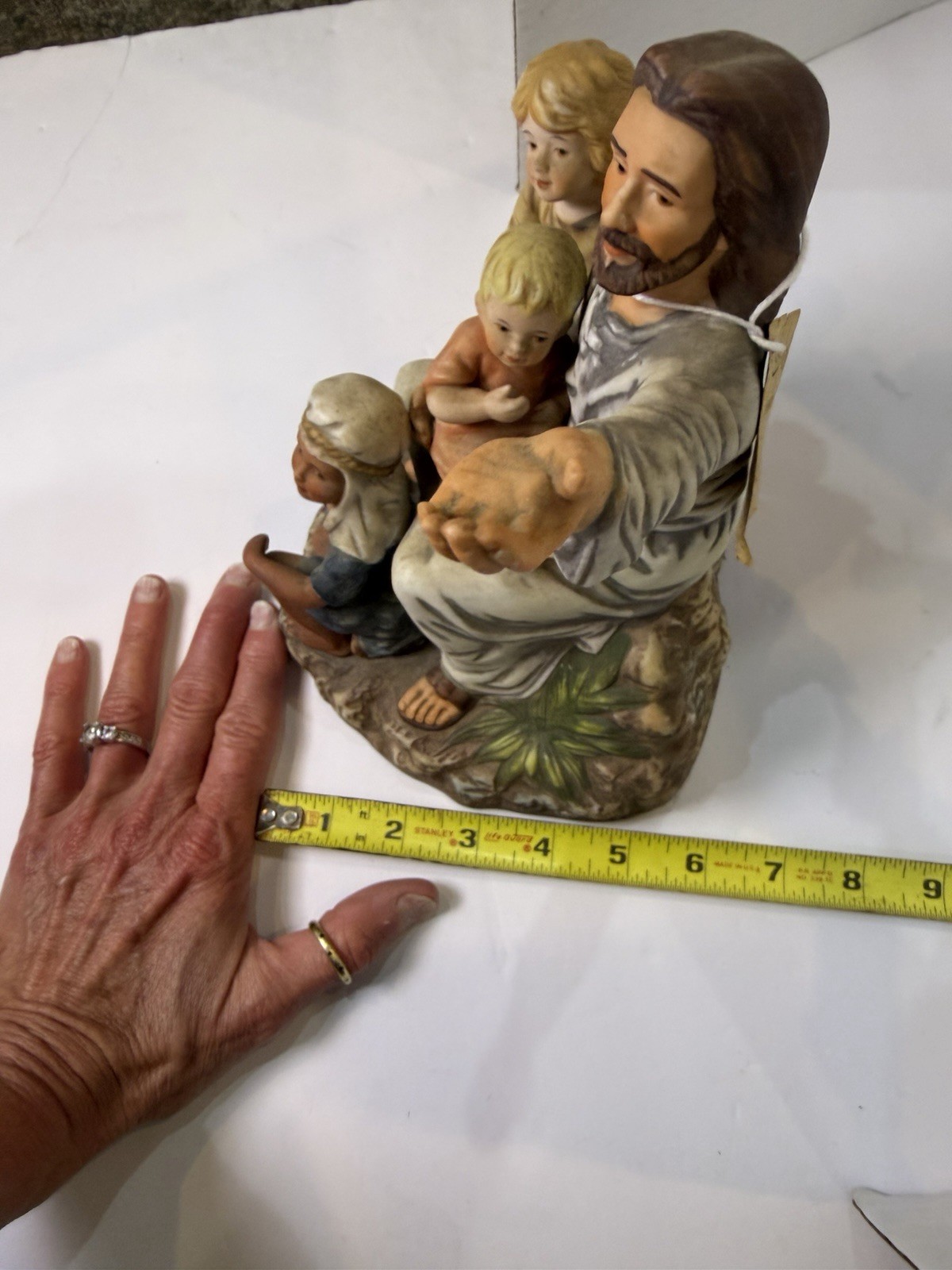 Homco Masterpiece Porcelain Vtg 1989 Jesus With Children “Come Unto Me” Figurine