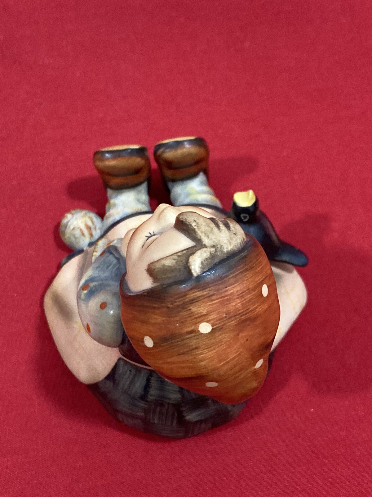 Vintage C. (1950-1959) GOEBEL HUMMEL Happy Pastime #69 TMK-2 Porcelain Figurine