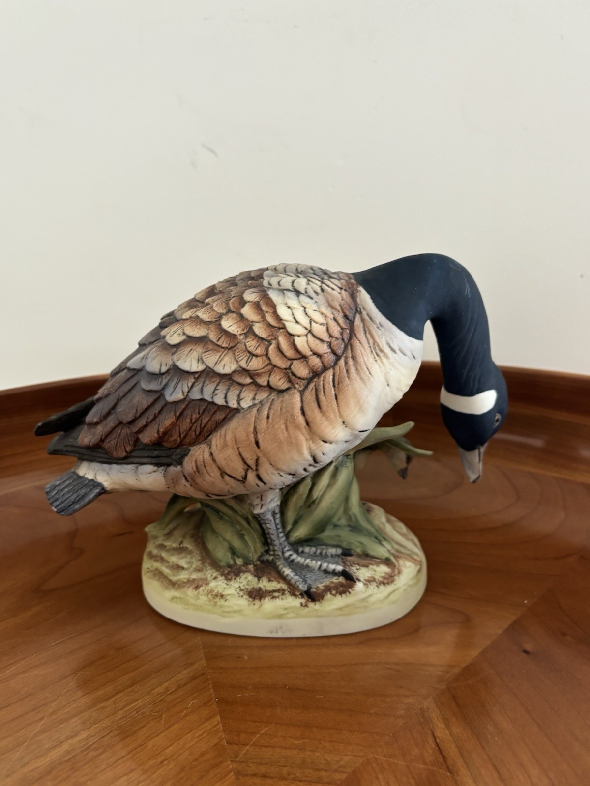 Andrea by Sadek Canada Goose Figurine Pair Porcelain Bird Sculpture Japan