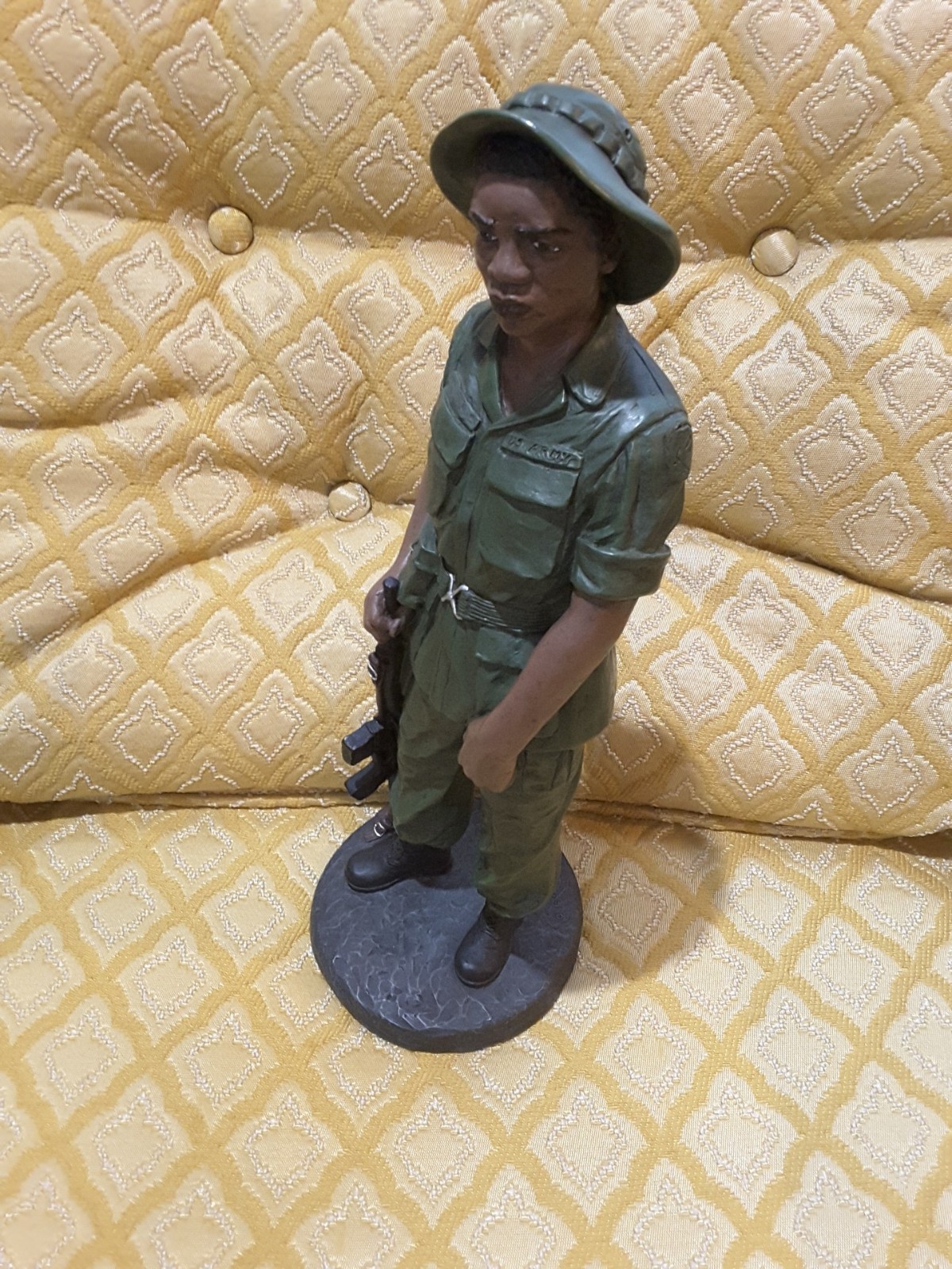 Positive Image by Norman Hughes – AFRICAN AMERICAN Vietnam Soldier 13” 1994