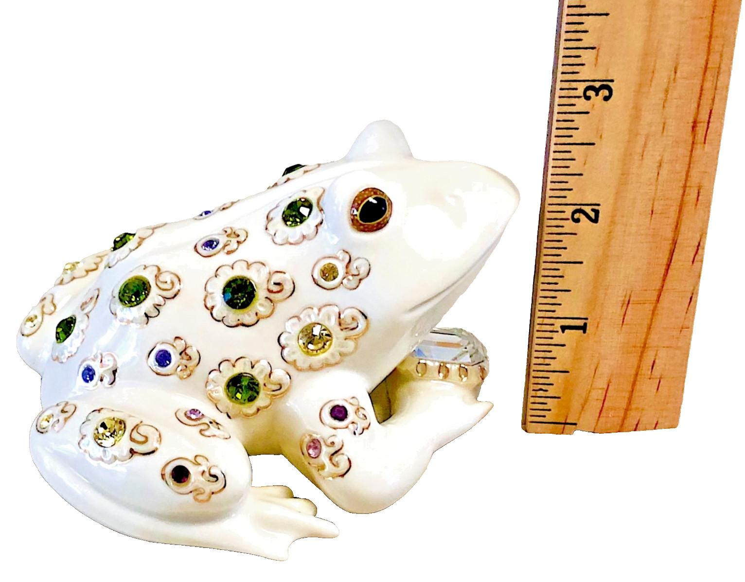 Lenox The Prince of Jewels Fine Ivory China Woodland Jewels Frog Sculpture NIB