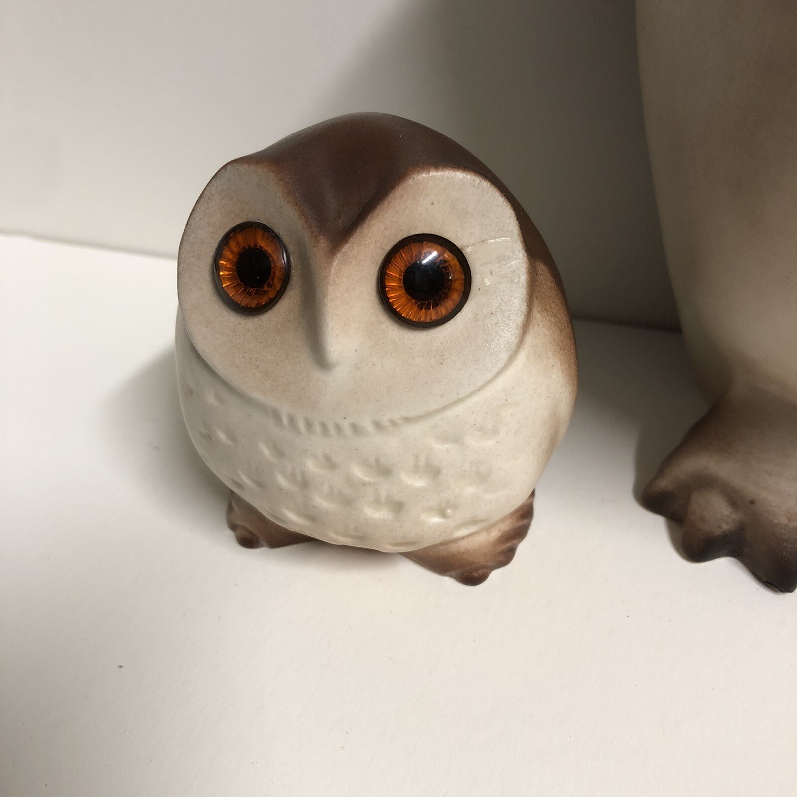 3 Vintage Hagen Renaker Owls Ceramic Figurine Mid Century MCM Vintage