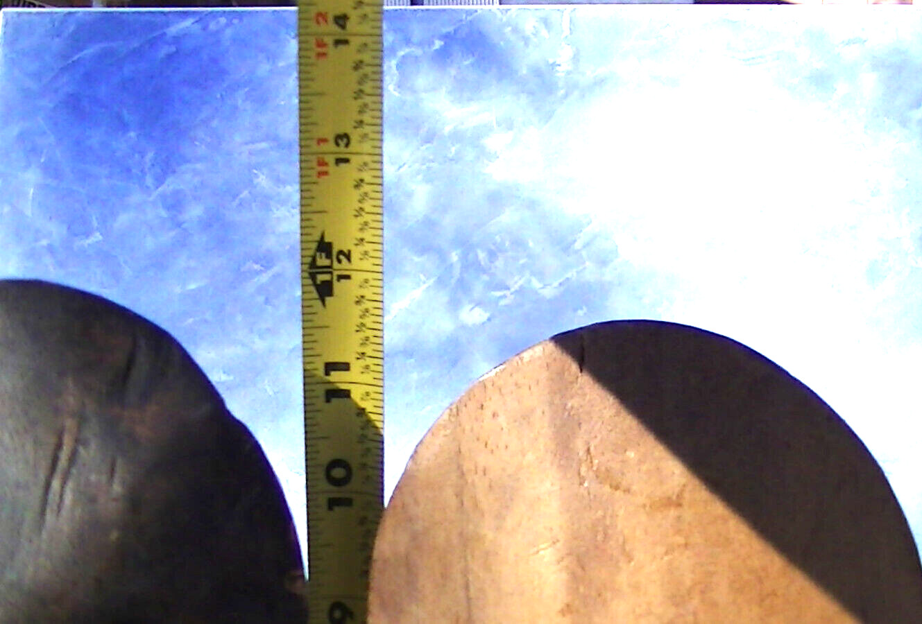 Rare 2 Unusual Primative Carvings bare breasted female figures origin Unknown