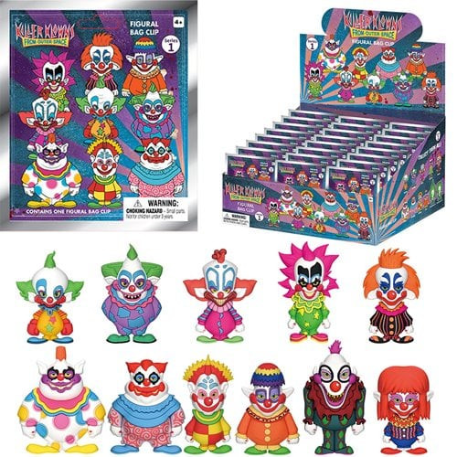Monogram Killer Klowns From Outer Space Series 1 3D Foam Bag Clip (Sealed)