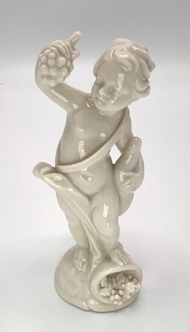 1950 Nymphenburg Four Seasons AUTUMN 4.75 inch Putti, Porcelain Figure Germany