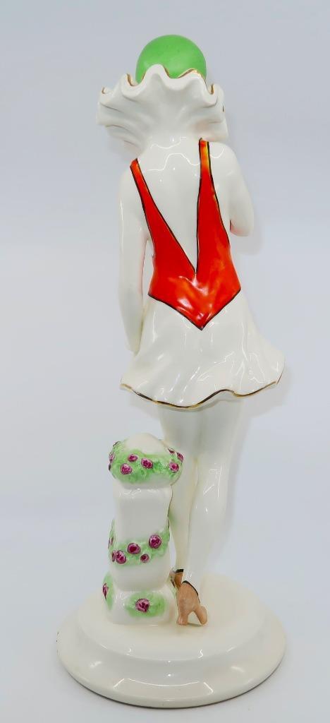 Antique Royal Dux, 1918-1938, Czechoslovakia, THE DANCER Art Deco Figurine, 17″