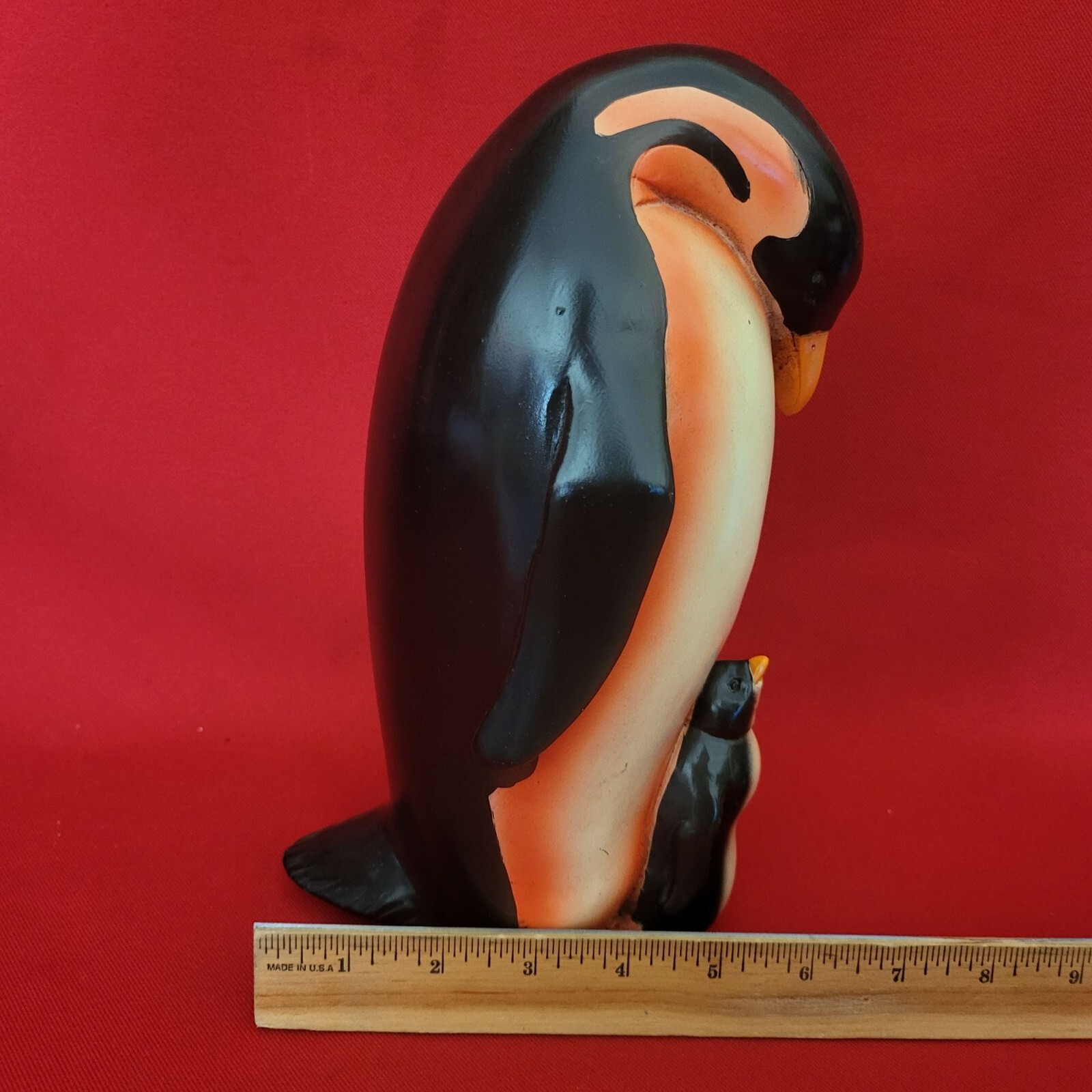 Father and Baby Penguin Figurine 10″ Tall