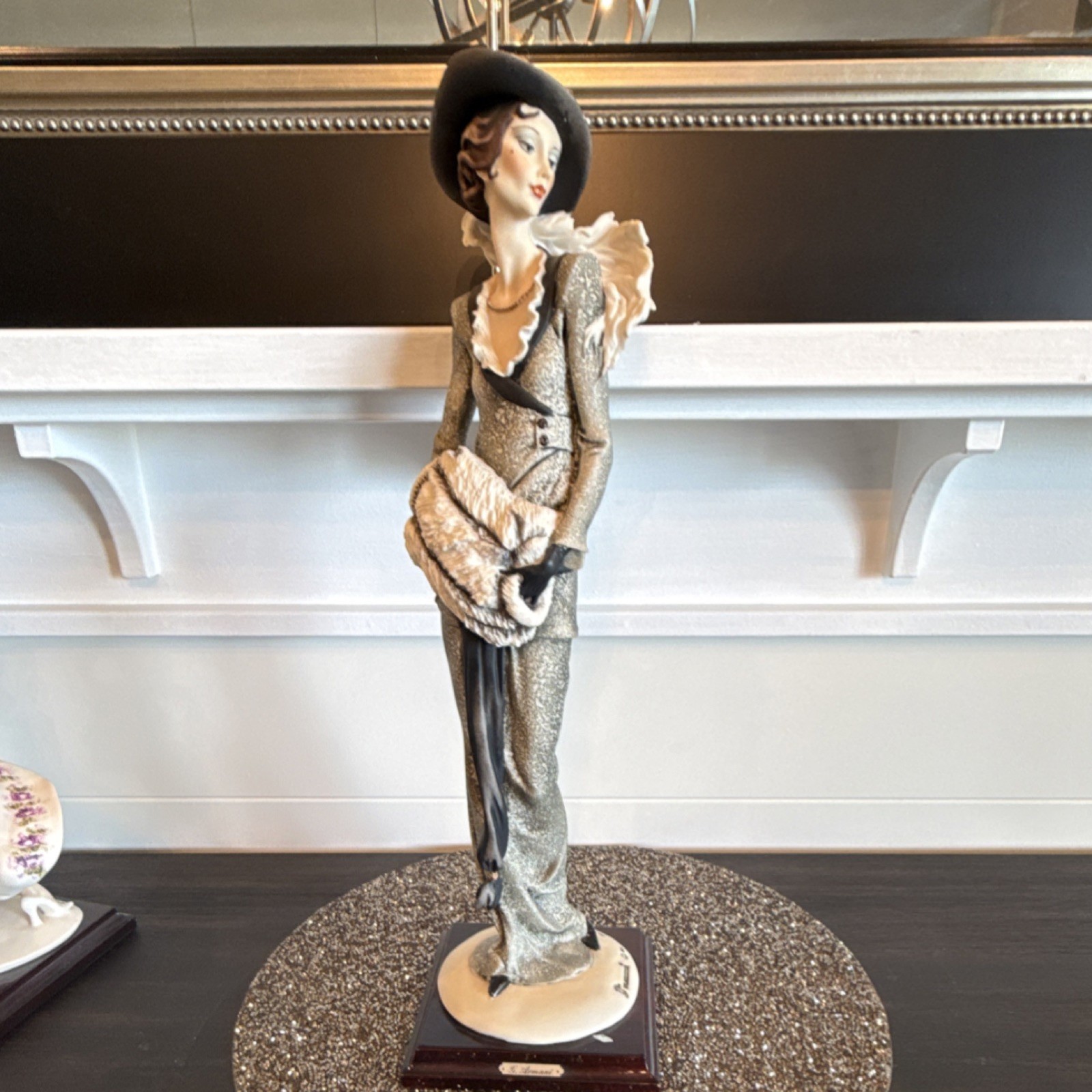 GIUSEPPE ARMANI PORCELAIN FIGURINE FAIR WOMAN LIMITED EDITION 1987 577/5000